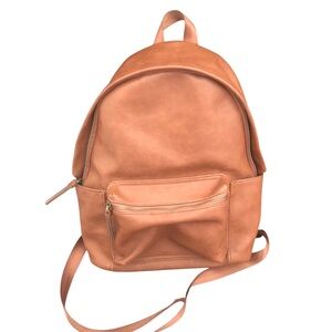 Sonoma Goods For Life Fashionable Teal Brown Faux Leather Backpack